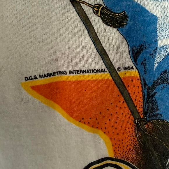 Vintage Screen Stars 80s Willie Nelson Tour Ringer Tee - Picture 5 of 8